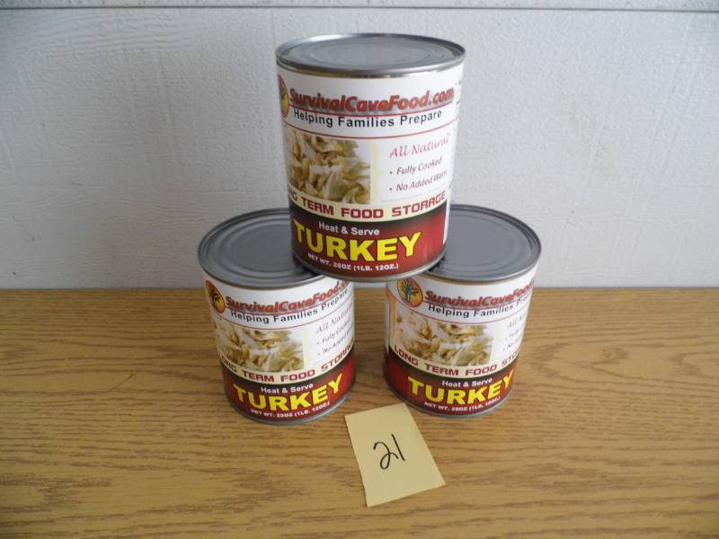 Lot of 3 Survival Cave Food