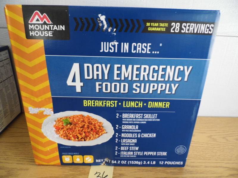 Mountain House 4 Day Food Supply