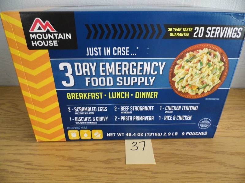 Mountain House 3 Day Food Supply