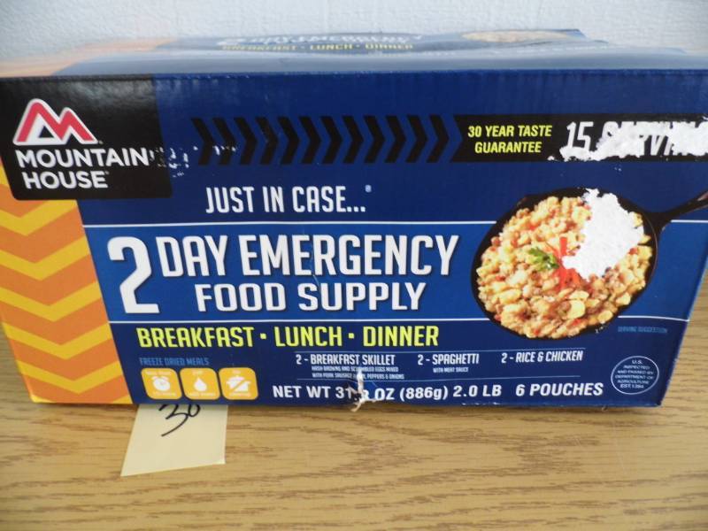 Mountain House 2 Day Food Supply