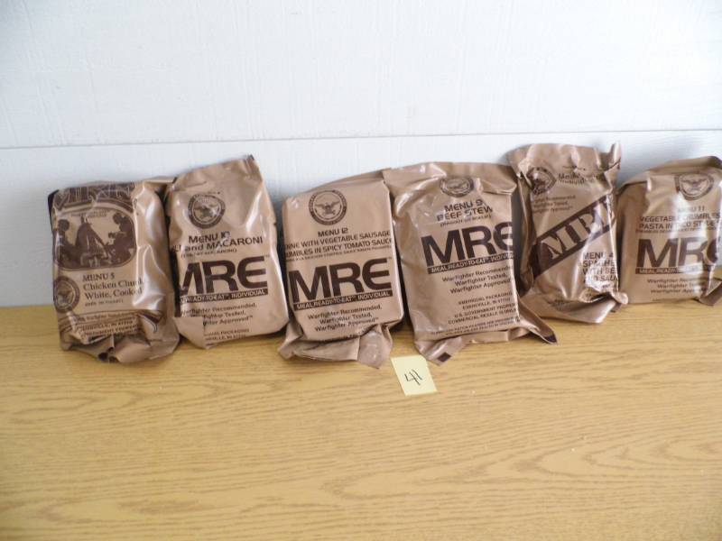 Lot of 6 MREs