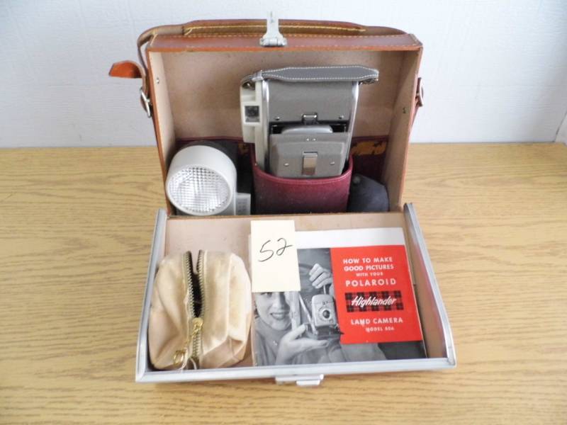 Polaroid Land Camera w Flash