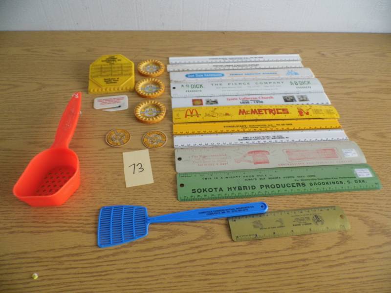 Rulers - Milk Bottle Tops - Advertising Items