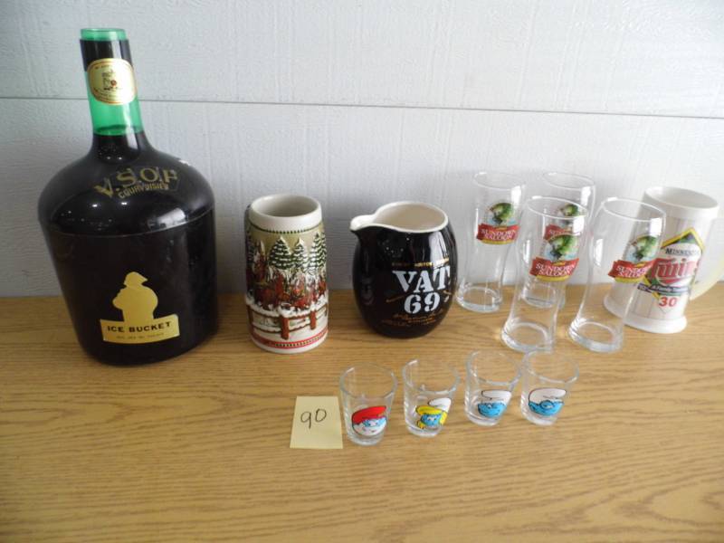 Beer Glasses - Shot Glasses Steins - Ice Bucket