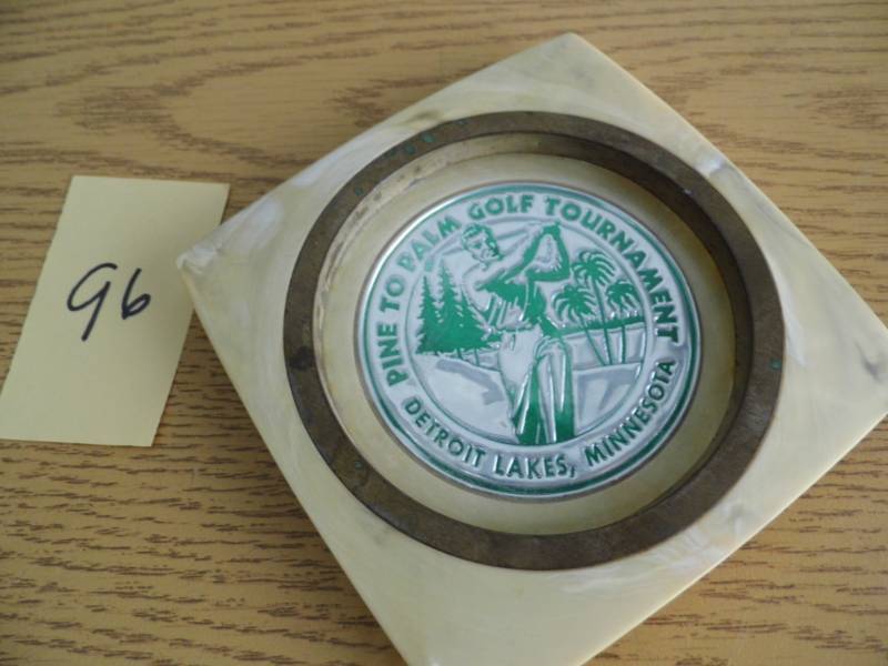 Vintage Pine to Palm Ashtray