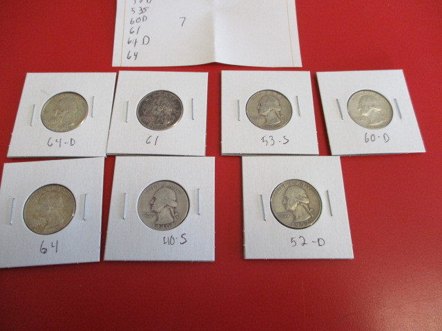Silver Washington Quarters