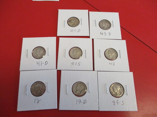 Silver Mercury Dimes