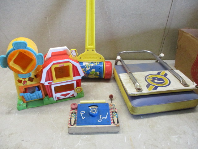 Vintage Toys and Vikings stadium seat