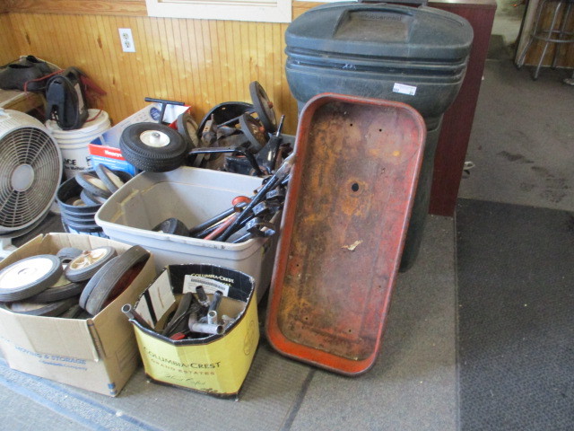 Boxes of Wagon Parts
