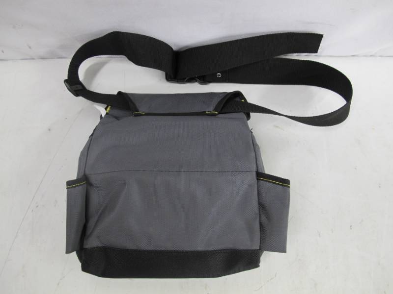 lot 60 image: MagnoGrip 11 in. 10-Pocket Magnetic Tool Pouch with Belt, Platinum