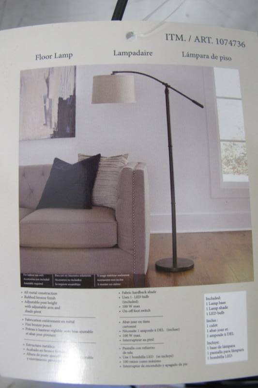 lot 77 image: Jackson Floor Lamp - No Box - Works