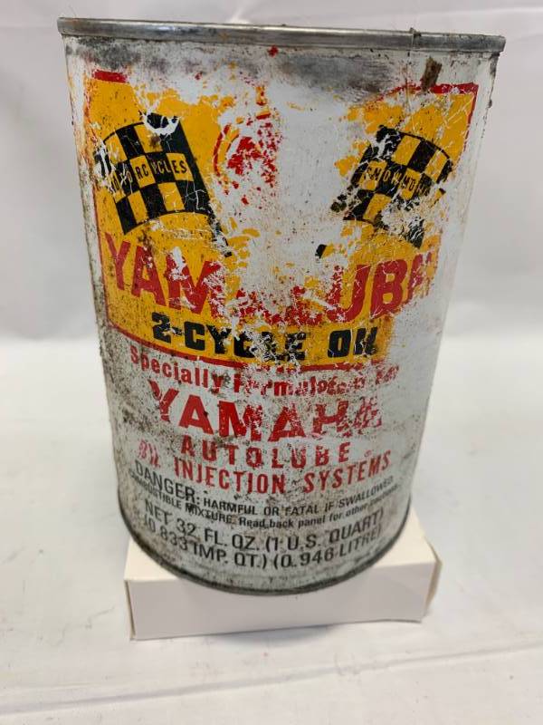 lot 28 image: Vintage Unopened Yamalube Can