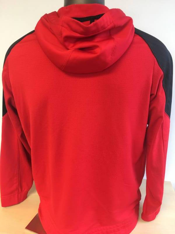 lot 23 image: Red Nike Elite Therma Fit Hoodie