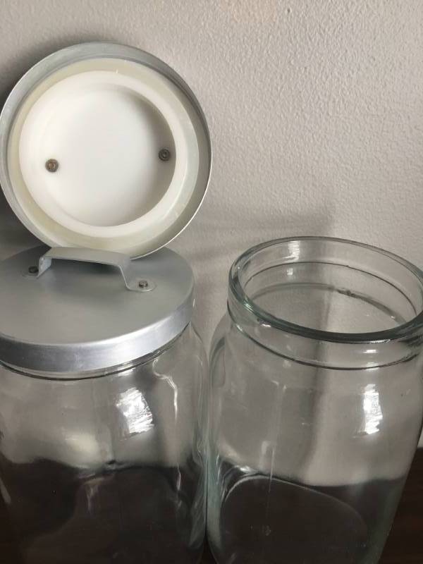 lot 52 image: Glass Storage Jars