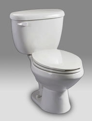 lot 142 image: Briggs Holton 2-Piece 1.28 GPF High Efficiency Single Flush Elongated Toilet in White, 4057 - NEW IN BOX