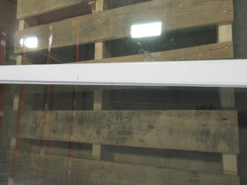 Reliabilt Clear Glass White Vinyl Universal Reversible Double Door