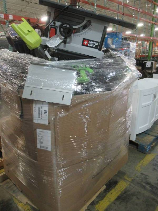 lot 53 image: WHOLESALE MIXED PALLET OF RETURNS - POWER TOOLS