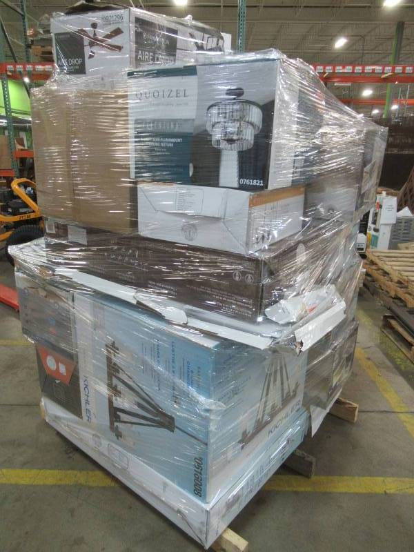 lot 140 image: WHOLESALE MIXED PALLET OF RETURNS - LIGHTING