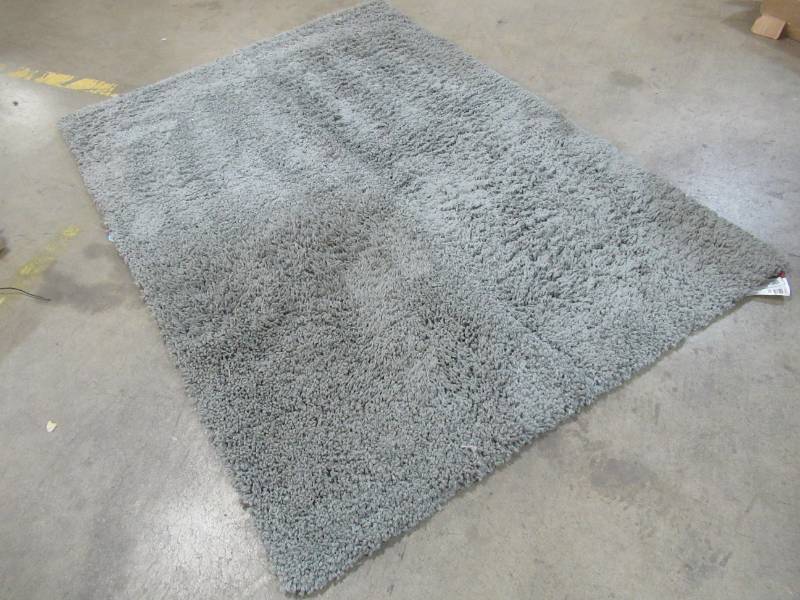 lot 100 image: Home Decorators Collection Grey 5 X 7 Shag Area Rug