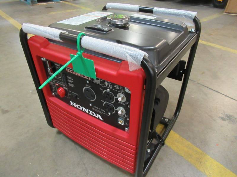 lot 5 image: Honda 2,800-Watt Gasoline Powered Portable Industrial Inverter Generator with Eco-Throttle and Oil Alert, EB2800i - BRAND NEW OUT OF BOX