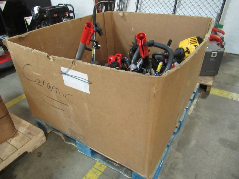 lot 10 image: WHOLESALE MIXED PALLET OF RETURNS - GAS POWERED TRIMMERS