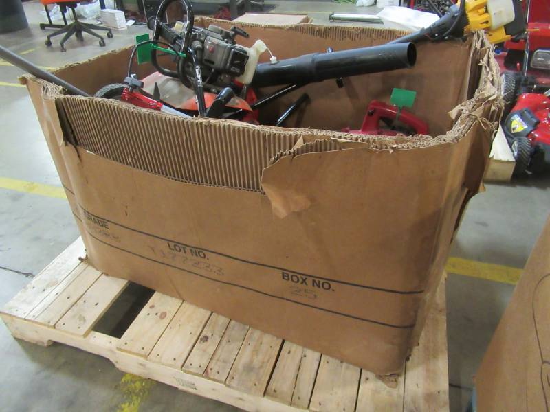 lot 11 image: WHOLESALE MIXED PALLET OF RETURNS - GAS POWERED TRIMMERS, BLOWERS AND TILLER