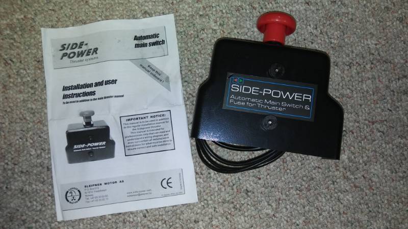 lot 32 image: SIDE-POWER Automatic Main Switch & Fuse Holder for Thruster 24V - Will Ship This Item