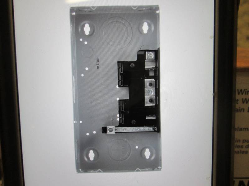 lot 26 image: Murray 125 Amp 4-Space 8 Circuit Fl...
