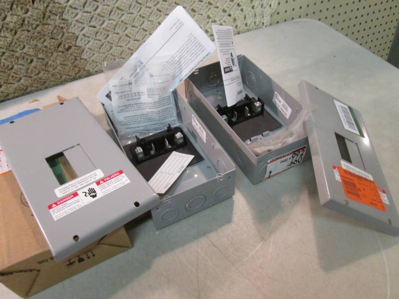 lot 28 image: Lot of 2 Breaker Boxes  A-2...