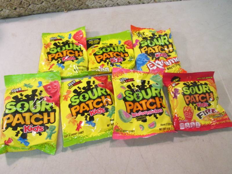 lot 73 image: Assorted Bags of Sour Patch Kids Ca...
