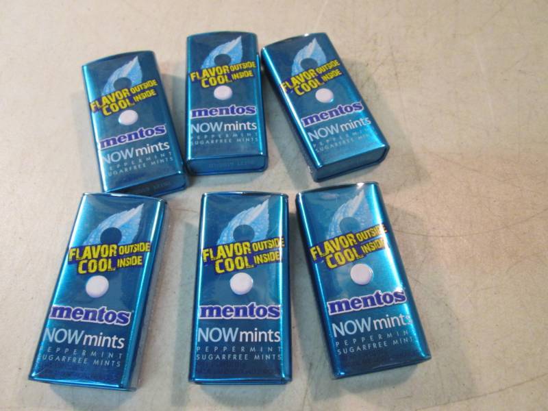 lot 76 image: 6 Mentos Now Mints Peppermint Best ...