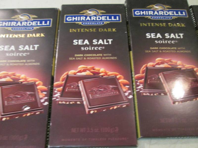 lot 84 image: 5 Ghirardelli Intense Dark Chocolat...