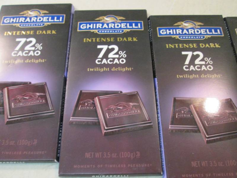 lot 85 image: 5 Ghirardelli Intense Dark Chocolat...