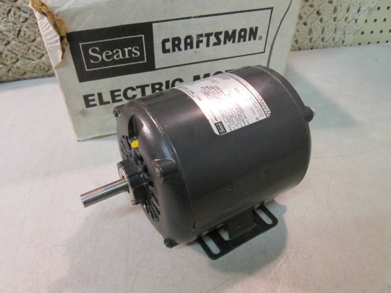 lot 93 image: Craftsman 14 hp Split Phase AC Mot...