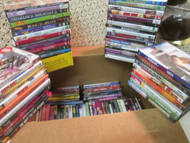 lot 100 image: Lot of 96 DVDs  CLR...