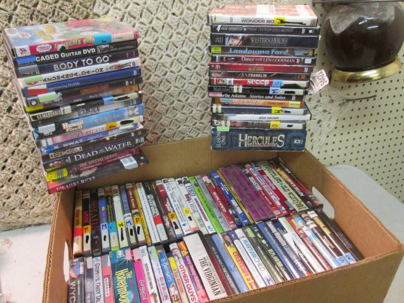 lot 103 image: Lot of 93 DVDs  CLR...
