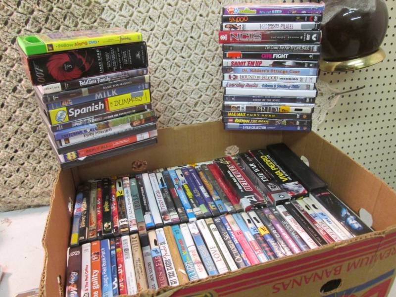 lot 105 image: Lot of 89 DVDs  CLR...