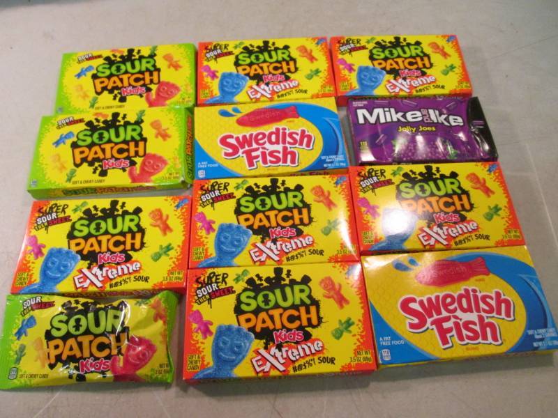lot 130 image: 12 Packs of Assorted Candy Best by ...
