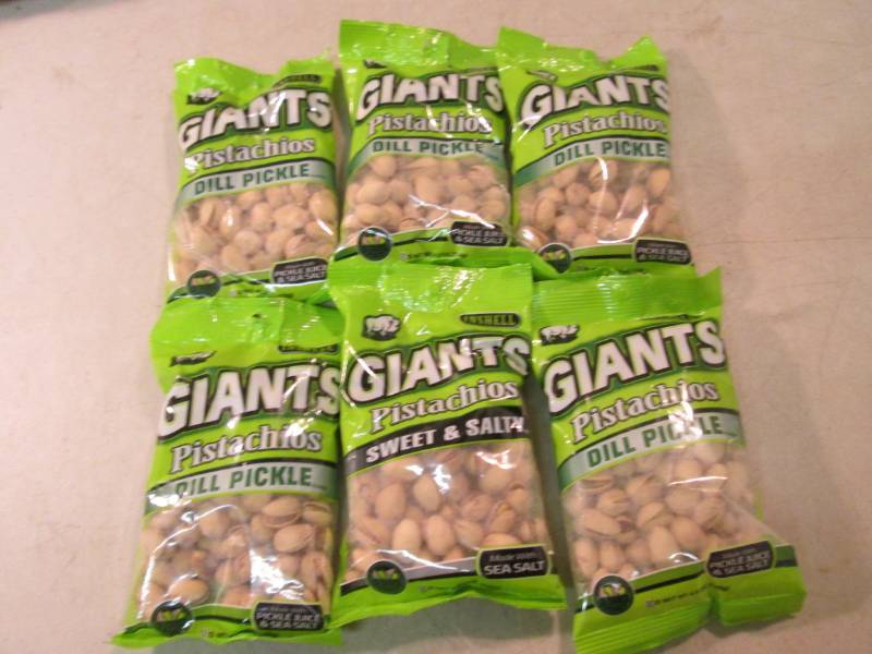 lot 131 image: 6 Bags of Giants Pistachios Sweet &...