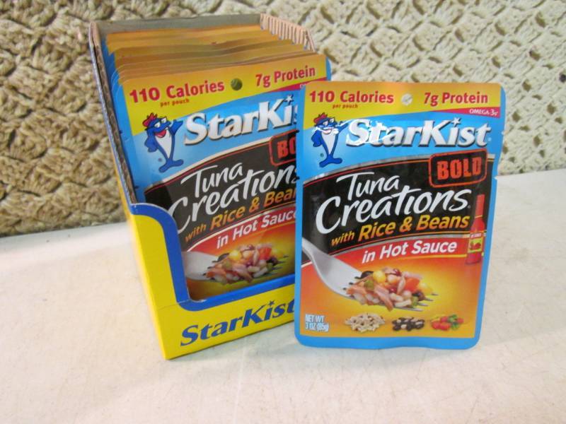 lot 138 image: 12 Pouches of Starkist Bold Tuna Cr...
