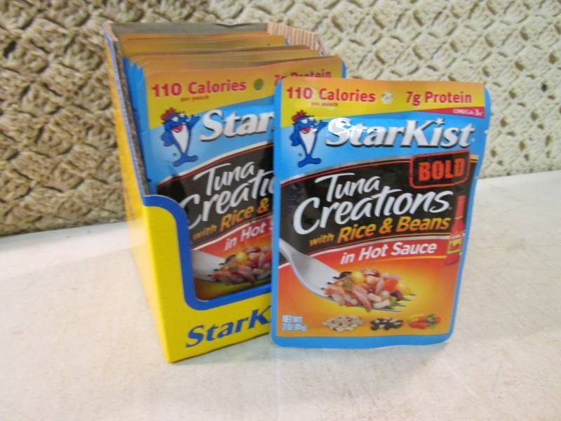 lot 139 image: 12 Pouches of Starkist Bold Tuna Cr...