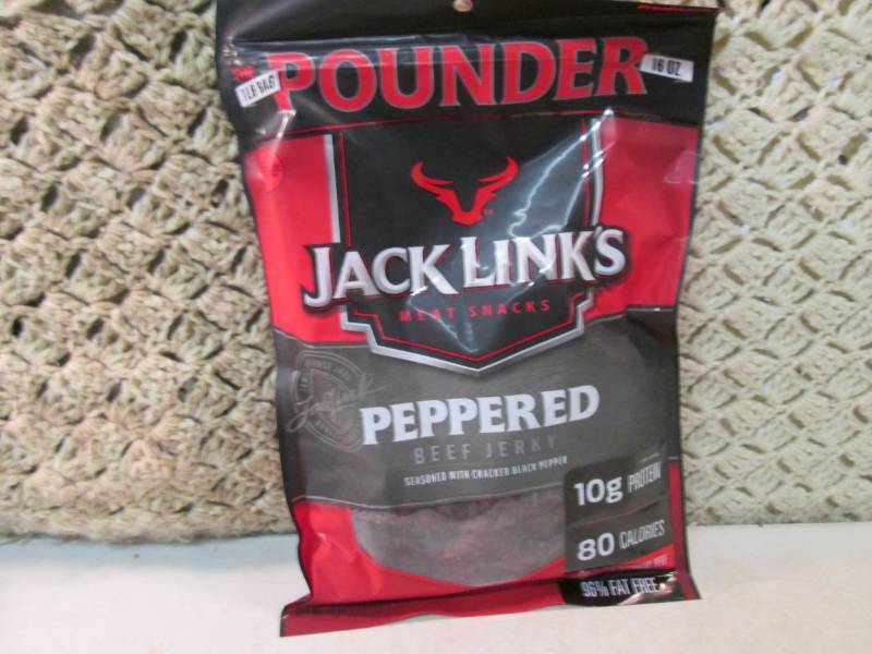lot 151 image: 1 Pound Bag of Jack Links Peppered ...