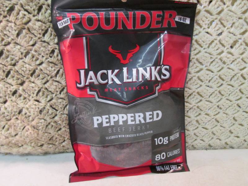 lot 154 image: 1 Pound Bag of Jack Links Peppered ...
