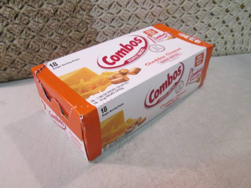 lot 164 image: Box of 18 Single Serve Bags of Comb...