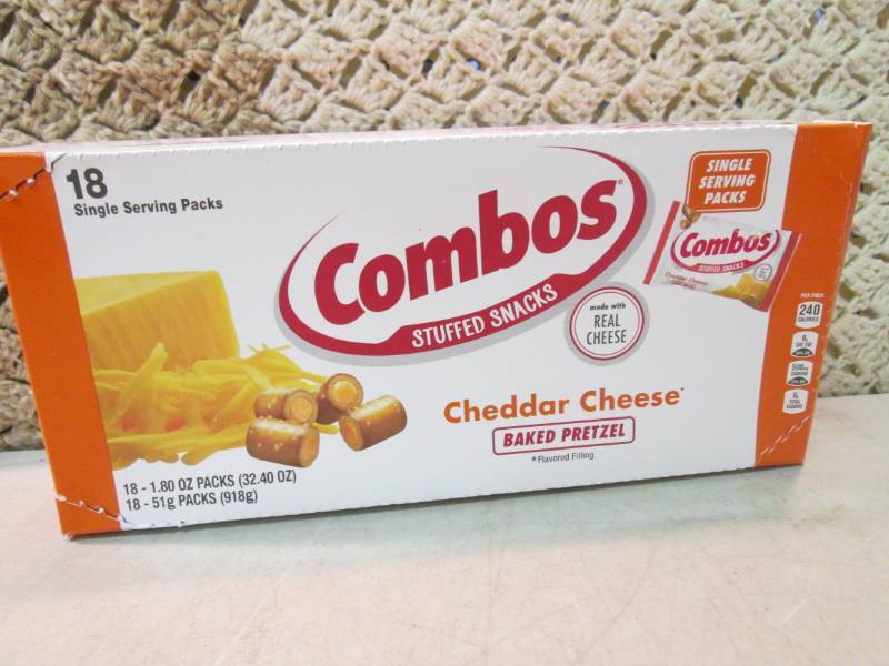 lot 165 image: Box of 18 Single Serve Bags of Comb...