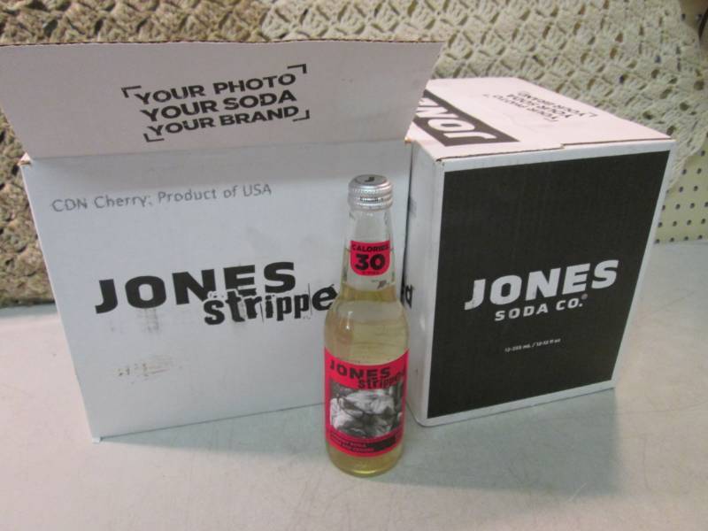 lot 243 image: 2 - 12 Packs of Jones Stripped Cher...