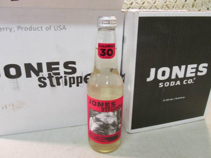 lot 247 image: 2 - 12 Packs of Jones Stripped Cher...