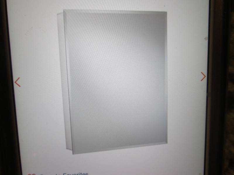 lot 257 image: Croydex 24 x 30 Frameless Aluminu...