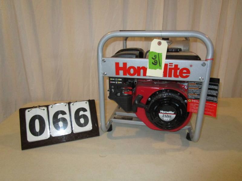 lot 66 image: Homelite Water Pump