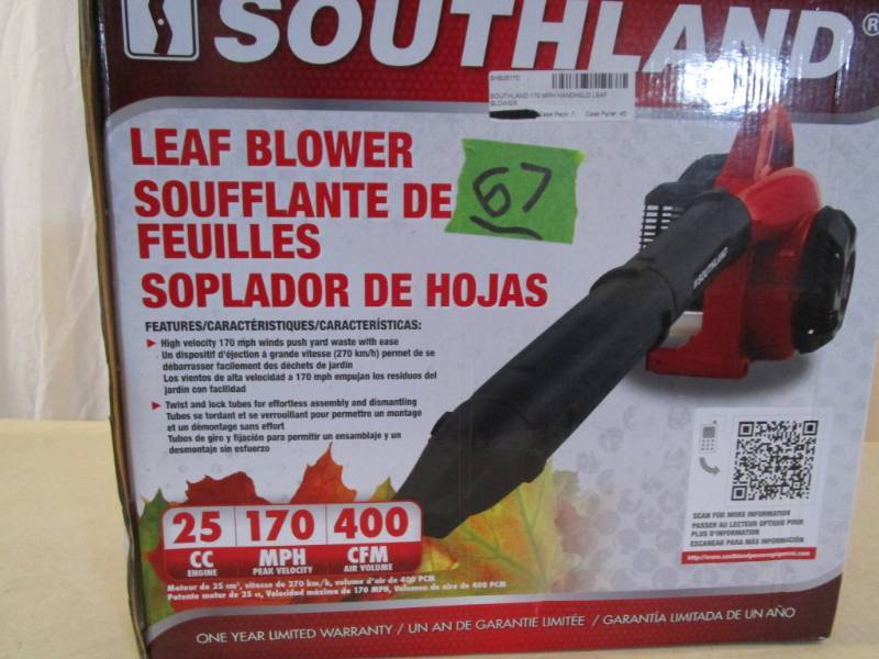 lot 67 image: Southland Leaf Blower